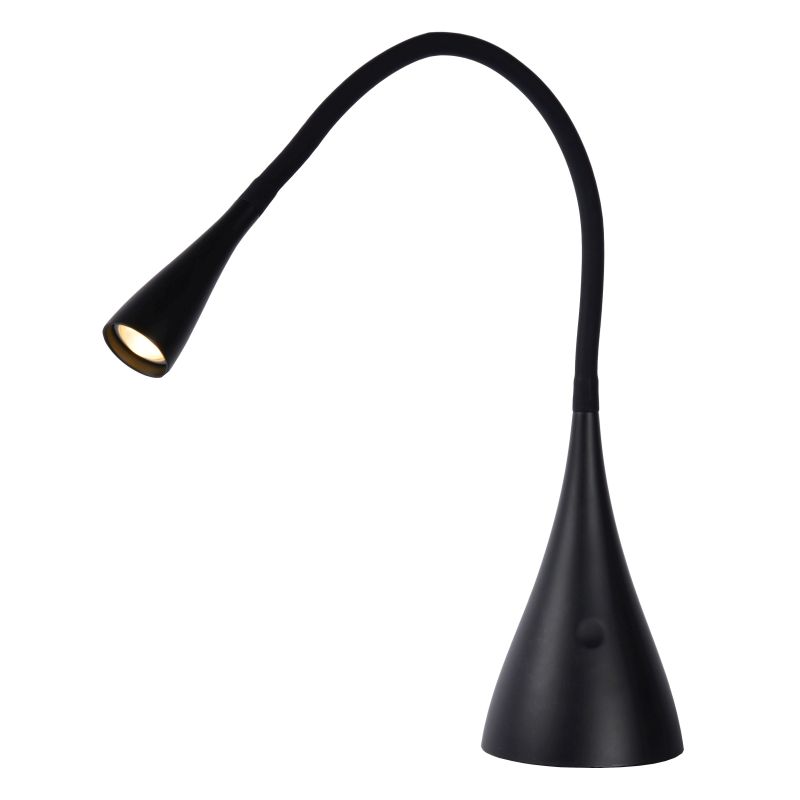 Lucide ZOZY - Stolná lampa - LED Dim. - 1x4W 3000K - 3 StepDim - Čierny